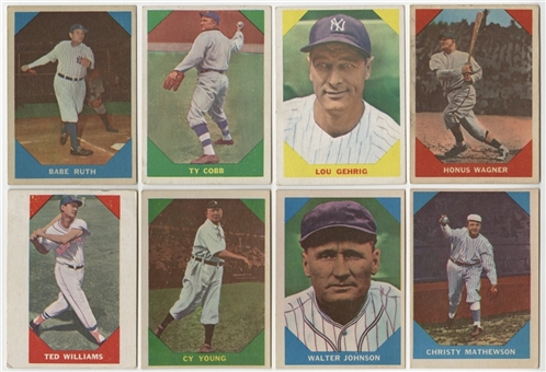 1960 Fleer "Baseball Greats" Complete Set (79) 